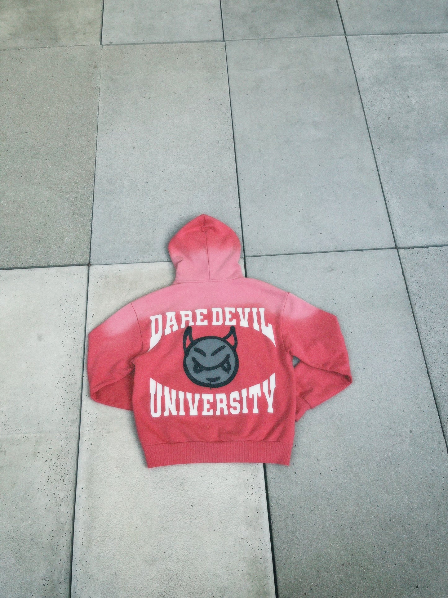 Dare Devil University Sun-Faded Zip Up